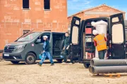 Renault Trucks Master parked on a construction site